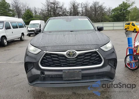 2021 Toyota Highlander L z USA, uszkodzony, nr VIN 5TDCZRBH0MS070708
